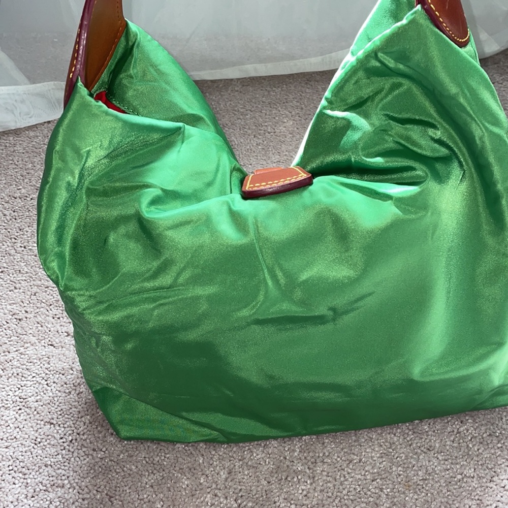 Dooney & Bourke Green and Brown Shoulder Bag - Picture 3 of 13